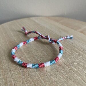 Shea Bracelet, anklet, trendy, comfortable, tie, embroidery thread, woven, gift,